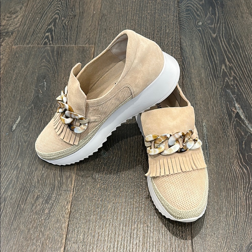Vaneli Sport Beige Women's Slip-On Shoes